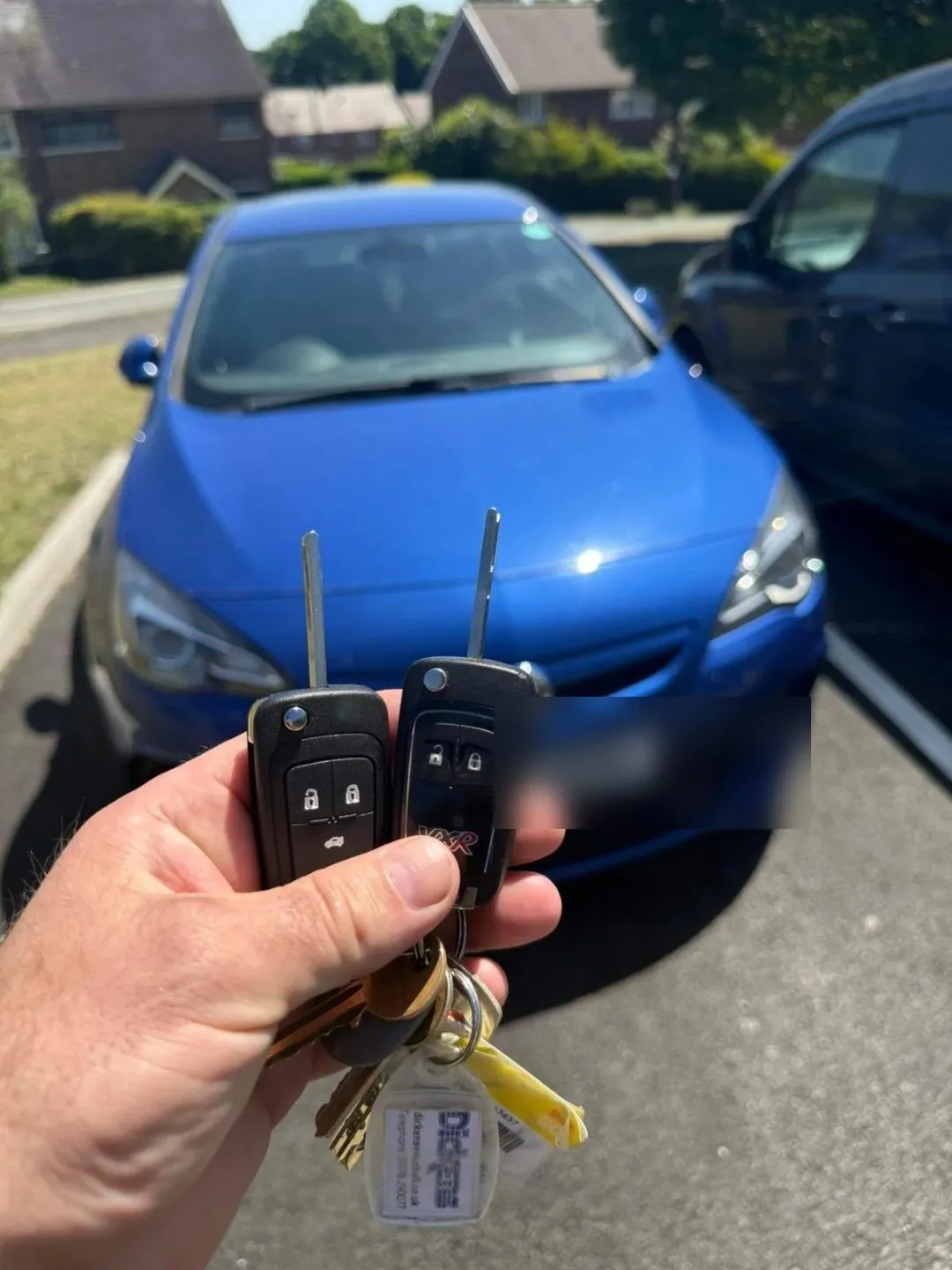New key cut and programmed for a Vauxhall Corsa VXR