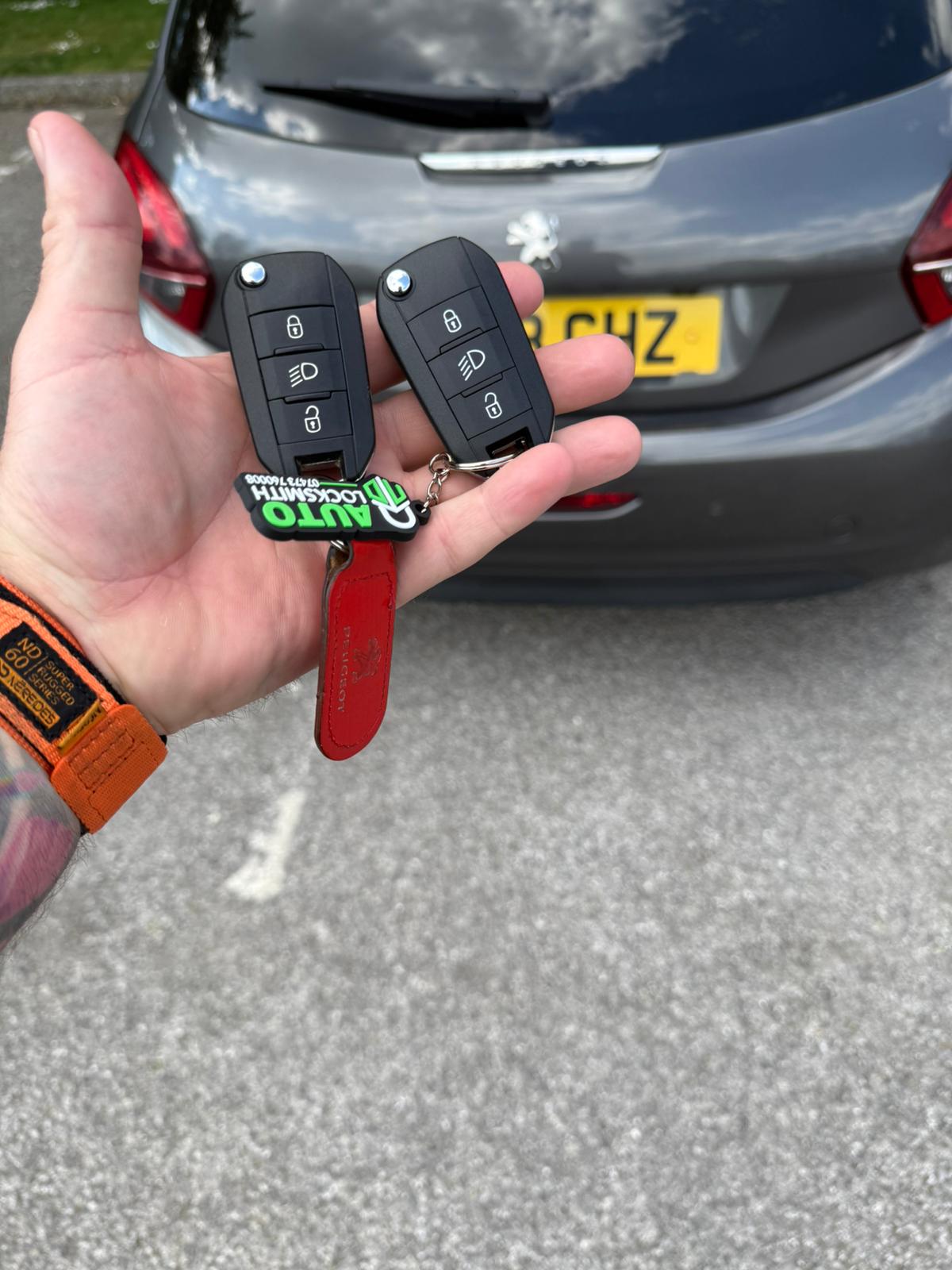peugeot-car-key-programming-auto-locksmith-north-wales